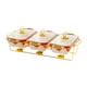 thumbnail image 1 of Dispía de plato Buffet Buffet Rectangular con cubierta con bandejas de calentamiento de soporte plato de cazuela para banquetes de vacaciones en hotel De, 1 of 8