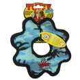 thumbnail image 7 of Tuffy Jr Gear Ring Camo Blue Durable Plush Squeaky Dog Toy, 7 of 7