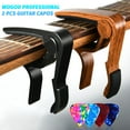 thumbnail image 2 of Capo Guitarra Capo Para Ukelele Eléctrico Acústico Guitarra Kapo 2Pack, 2 of 5