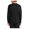 thumbnail image 4 of Mafoose Youth Long Sleeve Lightweight PosiCharge Moisture-Wicking Competitor T-shirt Black S, 4 of 6