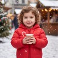 thumbnail image 6 of Abcomgle Toddler Girl Winter Coat 5t Cute Bear Ears Hooded Puffer Jacket Kids Lightweight Puffer Padded Winter Jacket for Toddler Boys Winter Warm Baby Coat, 6 of 7