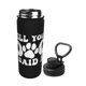 thumbnail image 2 of Botella de agua con aislamiento "Dile a tu perro que te saludé", de acero inoxidable de 18 oz, novedosa, deportiva, portátil, para viajes, gimnasios al aire libre, 2 of 5
