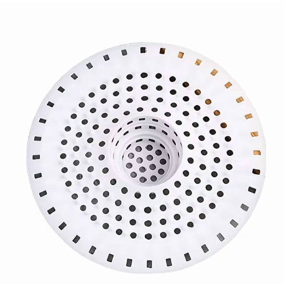 Filtro desagüe 1/2 silicona, recogepelos, especial for ducha y fregadero de cocina, fácil de instalar, disponible en blanco y gris