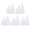 White, variant on Arborister 15pcs White Craft Foam Cones for DIY Christmas Decor