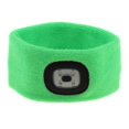 thumbnail image 1 of 3 Modes LED Knit Headband Flashlight Sweatband for Unisex Jogging Sports Cycling Camping - Green, 1 of 8