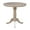 Washed Gray Taupe, variant on Solid Wood 36" x 36" Round Pedestal Dining Table in Washed Gray Taupe