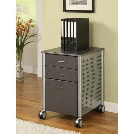 Innovex Archive Series Filing Cabinet Granite Black Walmart Com