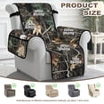 thumbnail image 4 of Yuyamidu Camo Electric Recliner Chair Covers Hunting Branch Recliner Chair Slipcover with Elastic Straps Easy to Install Single-Seater Sofa Slipcovers Gift for Holiday, 4 of 7
