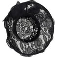 thumbnail image 4 of Women’s Lace Organza Bow Hat Wide Brim Fascinator Bucket Hat Cocktail Tea Party Bridal Wedding Church Hat, 4 of 7
