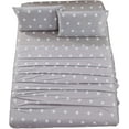 thumbnail image 2 of Chezmoi Collection 3-piece Kids/Teens Sports Baseball Microfiber Sheet Set Gray/White, Twin Size, 2 of 4