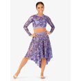 thumbnail image 1 of Womens Performance Sequin Lace High Low Skirt, 1 of 11