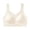 White, variant on Pull On Bras for Women Full Coverage Wireless Seamless Tshirts Bra Push Up Anti Sagging Bralette Black M