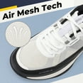 thumbnail image 5 of FitVille Extra Wide Men's Tennis Shoes Walking Shoes Grey and Black Size 12 Wide, 5 of 8