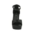 thumbnail image 4 of Women Platform Chunky Heeled Sandals Ankle Strap Sexy Open Toe Heels Chunky Block Platform Wedge Sandals, 4 of 5