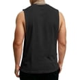 thumbnail image 5 of BRANROY Mens Stretchy Tank Tops for Men - Sleeveless Gym Workout Shirt, Mens Tank Top Cut Open Bodybuilding Vest, Mens Sleeveless Shirts Breathable Elastic for Hot Weather,Black,3XL, 5 of 6