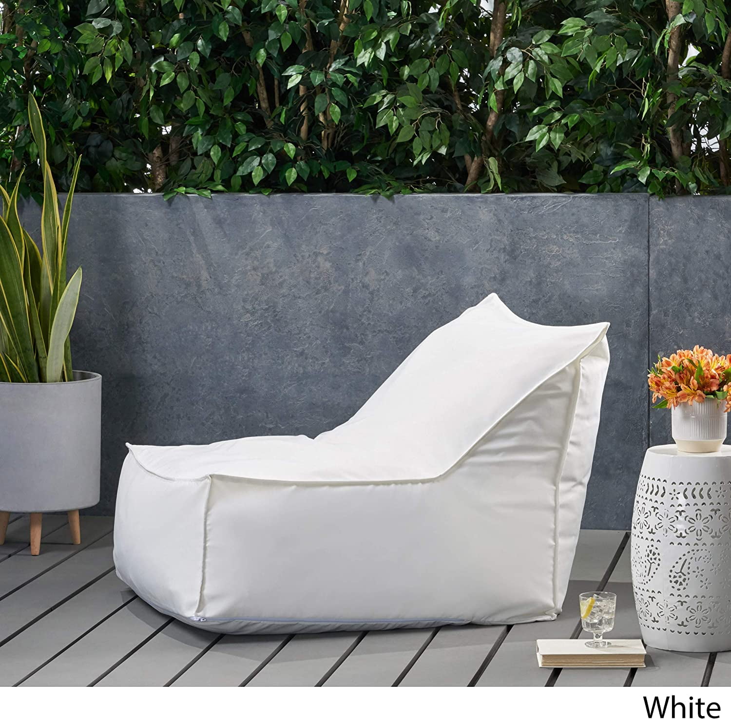 Bean Bag Chair,Comfy Lounge Chair with Back Support, Memory Foam Filled Sofa Leisure Chair with Water Resistant & Washable Cover for Outdoor, Bedroom, Living Room Floor Sofa for Men, Women,Khaki