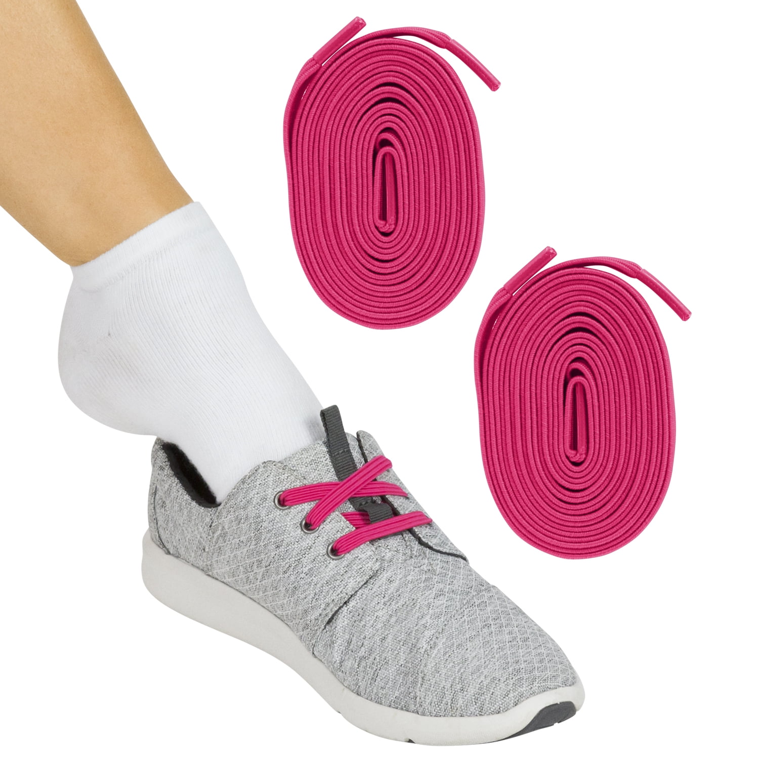 Vive Elastic Shoe Laces (Pink Pair 