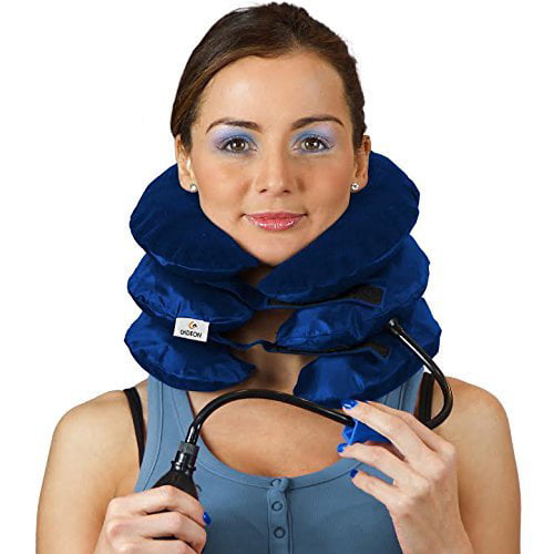 SUPVOX Inflatable Cervical Traction Pillow Cervical Neck Traction Device for Head Shoulder Pain