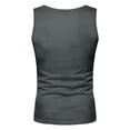 thumbnail image 5 of XZNPDUCQ Men's Tank Tops Quick Dry Workout Swim Beach Shirts Sleeveless Shirts for Bodybuilding Gym Fitness Training XXL,Dark Gray, 5 of 5