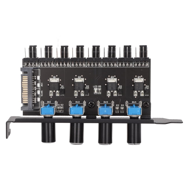 Controlador de ventilador de PC, concentrador de ventilador de PC, concentrador de ventilador de chasis de PC, concentrador de ventilador de diseño fácil de usar