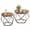 Rust, variant on CONCETTA Small Round Coffee Table Set of 2, Nesting Side Tables for Living Room or Bedroom, Modern Accent End Tables,Black
