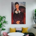 thumbnail image 6 of Amedeo Modigliani Print Painting Elvira with A White Collar Picture Print Canvas Poster Wall Paint Art Posters Decor Modern Home Artworks Gift 12x18inch(30x45cm), 6 of 6