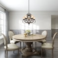 thumbnail image 6 of Livex Lighting Millburn Manor Chandelier in Imperial Bronze, 6 of 11