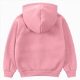 thumbnail image 4 of Staki Girls Winter Jacket Kids Full Zip Hoodie Boys Jacket Warm Cozy Outwear Coat with Pockets 1-10Y(Pink,7-8 Years), 4 of 9
