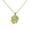 Green, variant on Fiaya Women Four Leaf Clover Pendant Necklace, 1Pc Dainty Lucky Green Clover Chain Choker, Small Elegant Stone Necklace, Fashion Jewelry Gift for Women St Patrick's Day