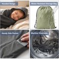 thumbnail image 3 of Hooded Wearable Blanket for Deeper Sleep - Comfort Sleep Sack with Side Pocket & Water-Resistant Bag, 4 Sizes (S-XL) Compression Sleeping Bag for Home Lounging, Camping & Travel, 3 of 7