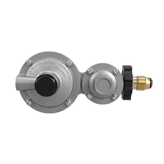 2 Stage Propane Regulator with 3/8" Female Npt and Pol for RV, Vans, Trailers, Campers, Home Use