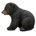 thumbnail image 5 of Hi-Line Gift Ltd Black Bear Cub Sitting Garden Statue, 5 of 5