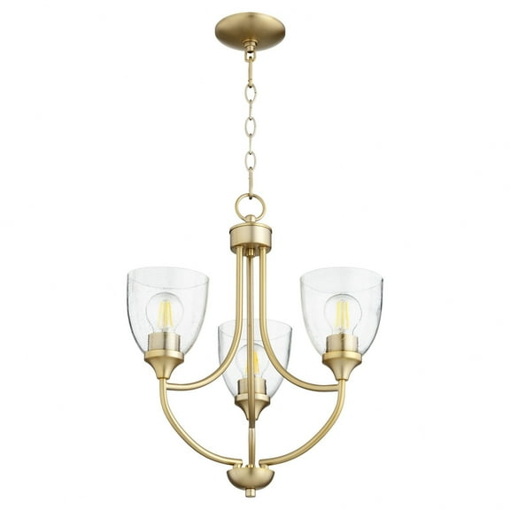 Quorum Lighting - Three Light Chandelier - Chandelier - Enclave - 3 Light