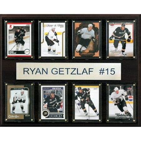 Signed Anaheim Ducks - C&I Collectables NHL 12x15 Ryan Getzlaf Anaheim Ducks 8-Card Plaque