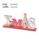 thumbnail image 2 of Kearding Cartel de decoración de de Navidad, soporte para manualidades, dibujos animados sin rostro, anciano, letras en inglés, decoración de Kits de decoración para fiestas NAVIDAD, 2 of 6