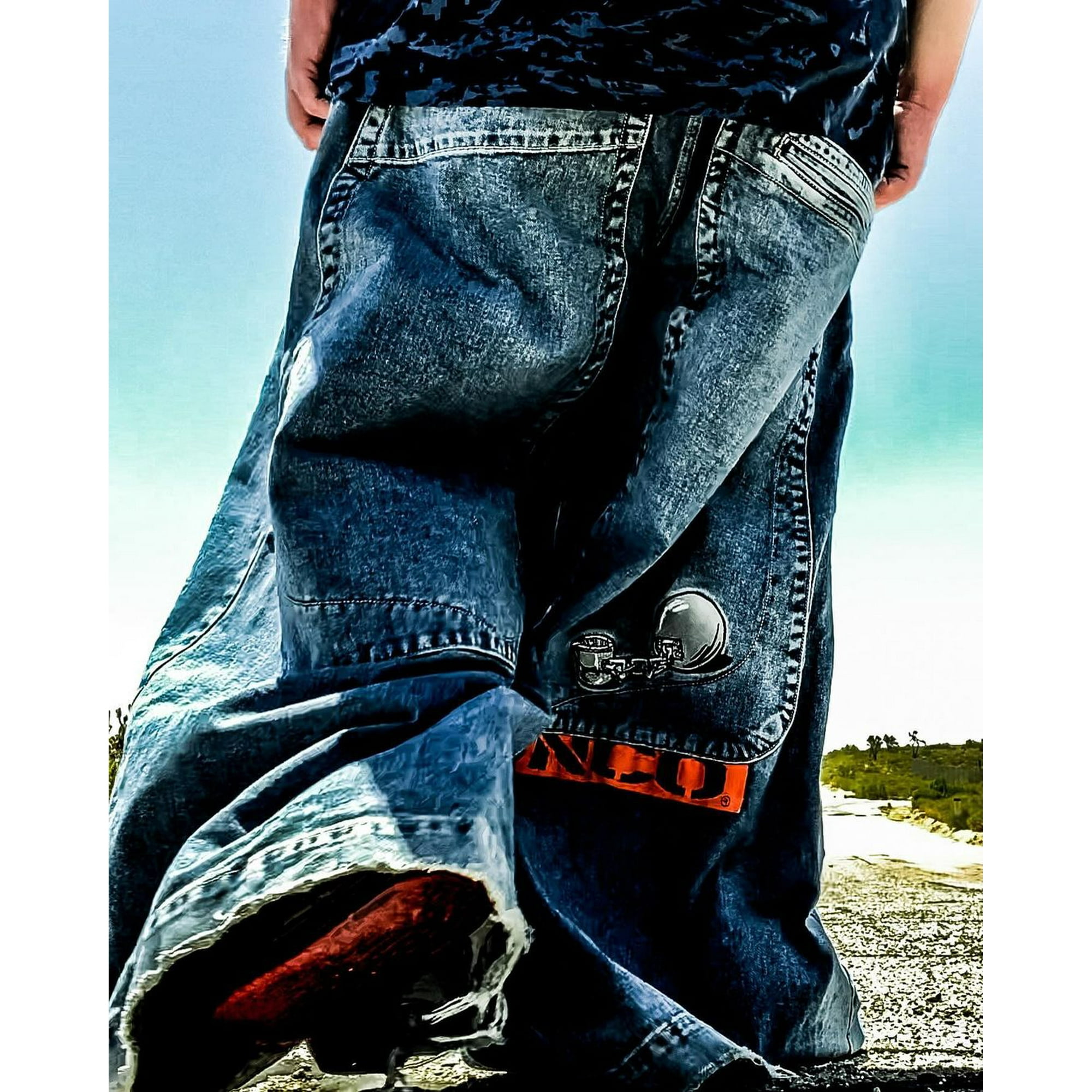 Hip Hop American Jnco Big Y2K Street Casual Loose Pocket Boxing