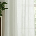 thumbnail image 2 of Martha Stewart Piece Macrame Curtain Panel Pair, Linen, Pole Top, Polyester, Linen, 50"W x 84"L, Adult, 2 of 5