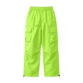 thumbnail image 3 of XIYON Girls Cargo Pants Casual Trousers for Outdoor Daily Wear Comfortable Streetwear Pants for Girls 13-14 Years, 3 of 4