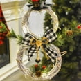 thumbnail image 5 of Christmas Wreath Pendant with LED Fairy String Lights for Party Decoration Home Door Window Winter Ornament Decoration, 5 of 5