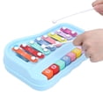 thumbnail image 4 of Baby Musical Piano, Music Piano Toy, Fine Workmanship 8 Scale For Children Kindergarten Blue, 4 of 8