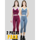 thumbnail image 4 of Set De 2 Conjuntos Deportivos Mujer Unitalla Capri Y Top Stretch Fit, 4 of 5
