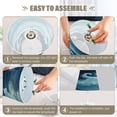 thumbnail image 5 of YAZAOO Table Lamp Creative Midnight Reflection Pattern Simple Pattern Night Light, 5 of 8