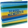 Blue & Green - School Memories Post Bound Album 12"X12"