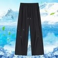 thumbnail image 2 of Men's Slim Fit Stretch Casual Trousers with Studs Lightweight Breathable Summer Daily Wear Comfortable Leisure Pants, 2 of 9
