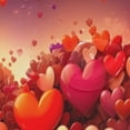 thumbnail image 4 of FREEAMG Beautiful Love Heart Bath Curtain Rugs Sets 2 Pcs, Bathroom Theme Set with Shower Curtain and Non-Slip Carpet -12 Hooks-60X72in, 4 of 7