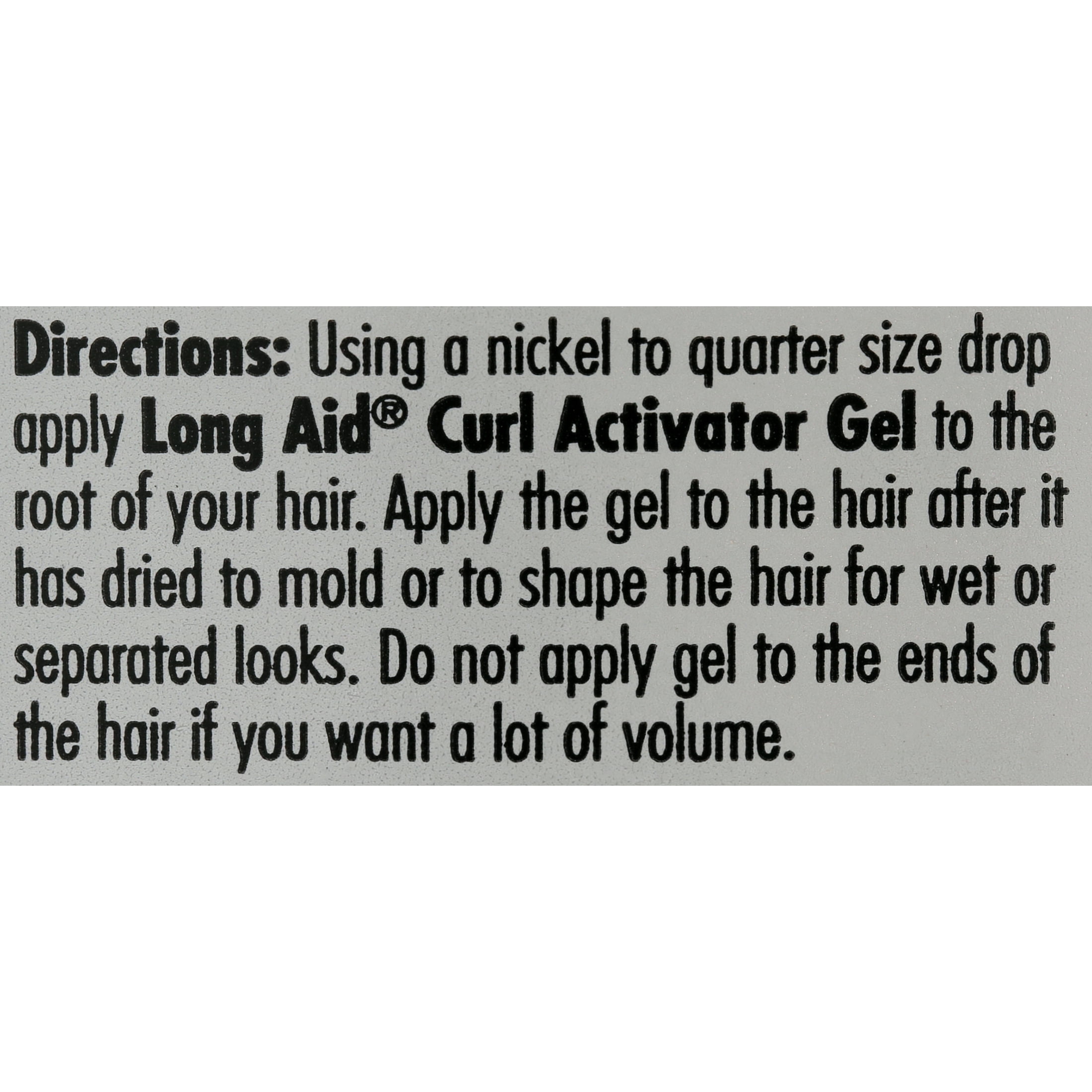 (2 pack) Long Aid Curl Activator Hair Styling Gel Regular, 32oz., Moisturizing, Unisex