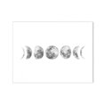thumbnail image 2 of Pintura en lienzo de fases lunares, pinturas sin montura en arte de pared para decoración del hogar (Whtie090-1), 2 of 7