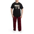 thumbnail image 5 of CafePress - Hockey Dad Men's Dark Pajamas - Men's Dark Loose Fit Cotton Pajama Set, 5 of 7