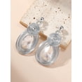 thumbnail image 2 of Yoyauz Bohemian Bohemian Teardrop Drop Earrings Women's – Delicate – Handmade Tinsel Wrapped In Coloured Faceted Glass, 2 of 2