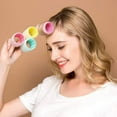 thumbnail image 2 of Medium Size Hair Rollers Curlers Self Grip Holding Rollers Hairdressing Curlers Hair Design Sticky Cling Style For DIY Or Hair Salon, 6 Packs, Random Color, 2 of 7